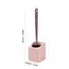 KIZQYN Toilet Brush Toilet Brush Holder Household Wall-Mounted Toilet Brush Bathroom Toilet Bowl Brush Cleaning Brush 360 No Dead Angle Long Handle Cleaning Brushs Toilet Cleaner Brush (Color : 1) view 4