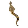 DIGS-N-GIFTS Christmas Stocking Holder Brass Christmas Tree Stocking Hanger Stocking Hook view 1