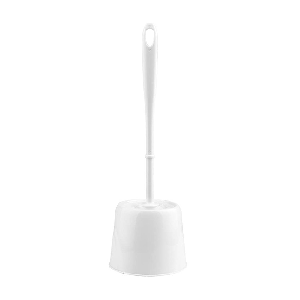 KIZQYN Toilet Brush Toilet Brush Holder Household Toilet Cleaning Brush with Base Bathroom Long Handle Cleaning Brushs 360 No Dead Angle Toilet Bowl Brush Set Toilet Cleaner Brush