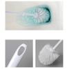 KIZQYN Toilet Brush Toilet Brush Holder Household Toilet Cleaning Brush with Base Bathroom Long Handle Cleaning Brushs 360 No Dead Angle Toilet Bowl Brush Set Toilet Cleaner Brush view 3