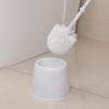 KIZQYN Toilet Brush Toilet Brush Holder Household Toilet Cleaning Brush with Base Bathroom Long Handle Cleaning Brushs 360 No Dead Angle Toilet Bowl Brush Set Toilet Cleaner Brush view 4