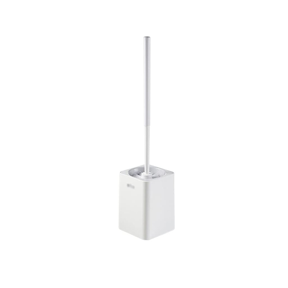 KIZQYN Toilet Brush Toilet Brush Holder Household Wall-Mounted Toilet Bowl Brush Bathroom Long-Handled Soft-haired Toilet Brush 360 No Dead Angle Cleaning Brushs Set Toilet Cleaner Brush