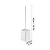 KIZQYN Toilet Brush Toilet Brush Holder Household Wall-Mounted Toilet Bowl Brush Bathroom Long-Handled Soft-haired Toilet Brush 360 No Dead Angle Cleaning Brushs Set Toilet Cleaner Brush view 2
