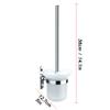 KIZQYN Toilet Brush Toilet Brush Holder Household Wall-Mounted Toilet Cleaning Brush Bathroom Stainless Steel Long-Handled Toilet Bowl Brush 360 No Dead Angle Cleaning Brushs Toilet Cleaner Brush view 2