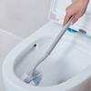 KIZQYN Toilet Brush Toilet Brush Holder Household Wall-Mounted Toilet Bowl Brush Bathroom Long Handle Cleaning Brush 360 No Dead Angle Toilet Brushs with 1 Brush Toilet Cleaner Brush view 4