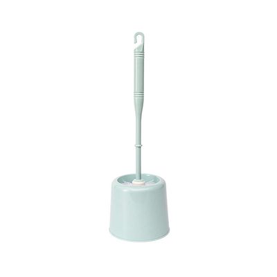 KIZQYN Toilet Brush Toilet Brush Holder Household Floor Toilet Bowl Brush Bathroom Long Handle Toilet Cleaning Brush Hanging Toilet Brushs Set Toilet Cleaner Brush (Color : Gray)