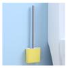 KIZQYN Toilet Brush Toilet Brush Holder Household Silicone Toilet Bowl Brush Toilet No Dead Angle Cleaning Brush with Base Wall-Mounted Toilet Brush Cleaning Kit Toilet Cleaner Brush (Color : B) view 1
