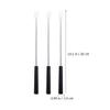 6Pcs Stainless Steel Fondue Forks with PP Handles Cheese Chocolate and Fruit Dipping Kitchen Grill Forks for Cooking and Entertaining view 2
