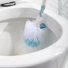 KIZQYN Toilet Brush Toilet Brush Holder Household Wall-Mounted Toilet Bowl Brush Bathroom Long Handle Cleaning Brush Elbow Toilet Brushs Set Toilet Cleaner Brush (Color : Brass) view 3