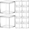 ARTIBETTER Jewelry present Boxes 12pcs Clear Candy Box Acrylic present Box Candy Cases Transparent Wedding Party Favor Boxes for Bridal Shower Anniverary Birthday Wedding Party Supplies Clear view 1