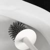 KIZQYN Toilet Brush Toilet Brush Holder Household Wall-Mounted Toilet Cleaning Brush 360 No Dead End Toilet Bowl Brush Bathroom Cleaning Brushs Set Toilet Cleaner Brush (Color : Brass) view 4