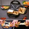 Aigostar 2in1 Sandwich Maker Panini Press Grill with Nonstick Plates, Double-Sided Heating Electric Sandwich Press Grill, Breakfast Sandwich Toaster Grilled Cheese Maker Snacks with Easy Cut Edges view 3