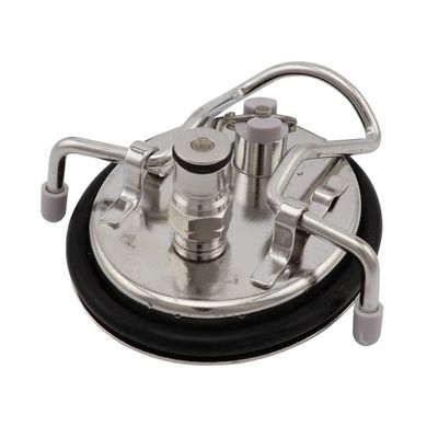 1pcs Cornelius Keg Carbonation Lid New Replacement Corny Keg Lid with 0-90PSI Gauge O-ring for Homebrew Beer Soda Ball/Pin Lock Kegs (Color : Carbonation lid)