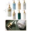 Soap Dispenser Soap Dispenser,Ceramic Lotion Dispenser,Creative Minimalist Countertop Manual Pump Bottle for Bathroom,Kitchen 390ml / 13oz Reusable view 2