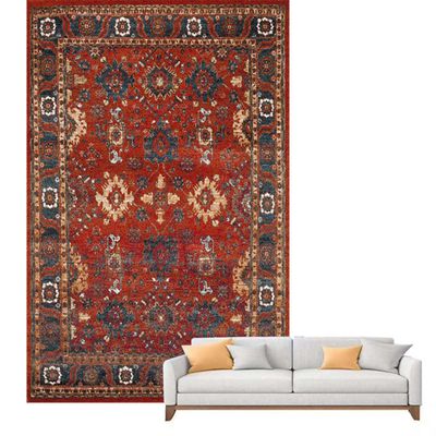 Floor Heated Mat - Electric Floor Heater, European Style Area Rug, with Adjustable Thermostat, Waterproof, for Office and Home,C,160CM*240CM