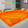 Floor Heated Mat - Electric Floor Heater, European Style Area Rug, with Adjustable Thermostat, Waterproof, for Office and Home,C,160CM*240CM view 2
