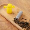 2 Pack Tea Infuser for Loose Tea Extra Fine Mesh Tea Steeper Stainless Steel Tea Strainer with Silicone Handle Cute Tea Ball for Cup Mug, Grey and Yellow view 4