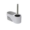 KIZQYN Toilet Brush Toilet Brush Holder Bathroom Wall-Mounted Cleaning Brush Punch-Free Household Long-Handled Toilet Bowl Brush Multi-Function Rack Set Toilet Cleaner Brush (Color : B) view 1