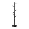 VNABO Solid Wood Coat Rack Floor Standing Coat Rack Tree Creative Coat Stand with 6 Hooks Easy Assembly Suitable for Bedroom Home view 1