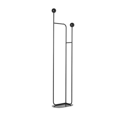 VNABO 74cm Metal Coat Rack Retro Minimalist Coat Stand Floor Standing Coat Rack Tree Easy Assembly for School Home Decor