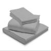1000-Thread Count 100% Egyptian Cotton Split King Size Sheet Set, Soft Breathable Sateen Weave Long Staple Cotton, 1000-TC Pure Cotton, Fits Mattress 19" Deep Pockets - Split King Size, Light Grey view 1