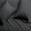 1000-Thread Count 100% Egyptian Cotton Split Head King Sheet Set, Soft Breathable Sateen Weave Long Staple Cotton, 1000-TC Pure Cotton, Fits Mattress 25" Deep Pockets - Split Head King, Dark Grey view 4