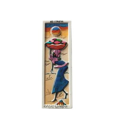 3D Cape Verde Fridge Magnet Souvenir Gift,Resin Handmade Cape Verde Refrigerator Magnet Home & Kitchen Decoration Collection