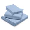 1000-Thread Count 100% Egyptian Cotton Full XL Sheet Set, Soft Breathable Sateen Weave Long Staple Cotton, 1000-TC Pure Cotton, Fits Mattress 25" Deep Pockets - Full XL, Light Blue view 1