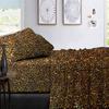 1000-Thread Count 100% Egyptian Cotton Twin XL Sheet Set, Soft Breathable Sateen Weave Long Staple Cotton, 1000-TC Pure Cotton, Fits Mattress 25" Deep Pockets - Twin XL, Leopard Print view 2