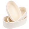 3pcs Cotton Woven Storage Basket Stylish Organizing Baskets for Home Office Breathable Material Soft Strong for Toys Magazines Items and More view 1