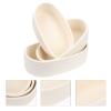3pcs Cotton Woven Storage Basket Stylish Organizing Baskets for Home Office Breathable Material Soft Strong for Toys Magazines Items and More view 2