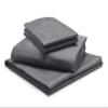 1000-Thread Count 100% Egyptian Cotton Queen Sheet Set, Soft Breathable Sateen Weave Long Staple Cotton, 1000-TC Pure Cotton, Fits Mattress 12" Deep Pockets - Queen, Dark Grey view 1