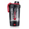 VOLTRX Shaker Bottle, Gallium USB C Rechargeable Electric Protein Shake Mixer, Shaker Cups for Protein Shakes and Meal Replacement Shakes, BPA Free, Made with Tritan, 24oz, Red view 1
