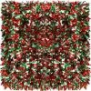 Sosation 100 ft Christmas Tinsel Garland Christmas Tree Twist Garland Bulk Glitter Metallic Streamer Indoor Outdoor Hanging Xmas Decorations(Silver Red Green) view 1