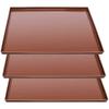 Mipcase Dehydrator Mesh Tray Liners 3 Pack Reusable Silicone Sheets for Fruit Dryer Baking Trays view 1
