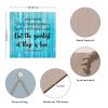 Nostalgic Wood Pallet Sign and Now These Three Remain Faith Hope and Love Rustic Wood Door Hanger Plaque Plank Hanging Sign Aesthetic Wood Home Sign for Yard Cabin Wall Decorations 12x12 Inch view 2