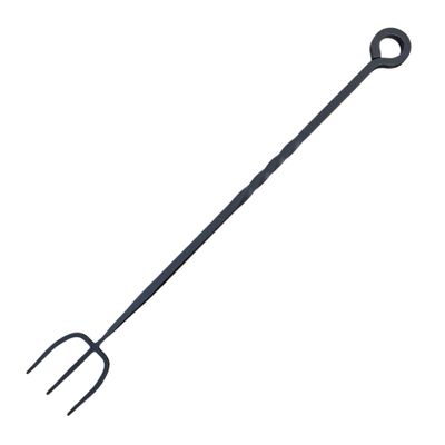 52cm long Enamelled Fireside Toasting Fork | Made from premium quality heavy Cast Iron with a black finish | Toasting fork for log burners | Toasting fork for open fires | 20 inches long