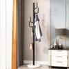 VNABO Freestanding Coat Rack Metal Coat Stand with 6 Hooks Round Marble Base Coat Rack Tree for Home Office Entryway view 2