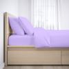 1000-Thread Count 100% Egyptian Cotton Split Head King Sheet Set, Soft Breathable Sateen Weave Long Staple Cotton, 1000-TC Pure Cotton, Fits Mattress 12" Deep Pockets - Split Head King, Lilac view 2