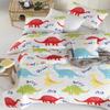 BONPERLA Animals Bedding Set, Full/Queen Size Bedspread Set, Dinosaur Themed Coverlet, Girls Boys Bedding, (Full/Queen) view 1