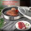 316 Stainless Steel Frying Pan, Professional Grade, Non-Stick, 26cm/10inch view 4