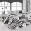 BONPERLA Animals Bedding Set, Full/Queen Size Bedspread Set, Cat Themed Coverlet, Girls Boys Bedding, (Full/Queen) view 1