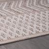 Paco Home Outdoor Rug Stain-Resistant with Boho Pattern in Beige, Size: 2' x 3'3" view 3