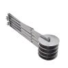 Pastry Cutter Wheel, Pizza Roller Multifunctional Use Time Saving Safe Accurate Cutting Adjustable Distance for Cake for Pizza for Biscuits(5 rounds) view 1