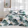 BONPERLA Plant Bedding Set, Twin Size Bedspread Set, Monstera Themed Coverlet, Girls Boys Bedding, (Twin) view 1