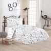 BONPERLA Music Bedding Set, Twin Size Bedspread Set, Melody White Themed Coverlet, Girls Boys Bedding, (Twin) view 1