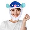 Plush Funny Cartoon Puffer Fish Xmas Headwear Costume Hat for Party, Cosplay, Festival, Carnival view 1