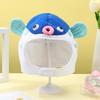 Plush Funny Cartoon Puffer Fish Xmas Headwear Costume Hat for Party, Cosplay, Festival, Carnival view 3