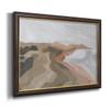 Renditions Gallery Wall Art Black Walnut Framed Paintings for Home Sandy Beach Autumn Coastline Abstract Art Prints for Bedroom Dining Living Room Office Home Kitchen Wall Decor - 16"X20" view 2