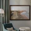 Renditions Gallery Wall Art Black Walnut Framed Paintings for Home Sandy Beach Autumn Coastline Abstract Art Prints for Bedroom Dining Living Room Office Home Kitchen Wall Decor - 16"X20" view 3